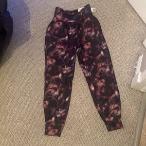 Old navy high-rise joggers, women’s small, tie-dye look